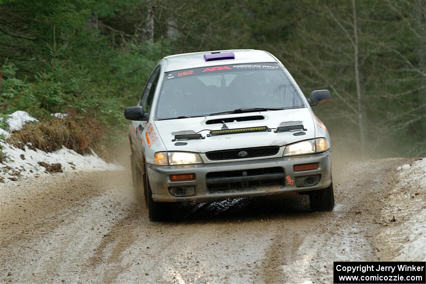 Camden Sheridan / Jeremy Frey Subaru Impreza Outback Sport on SS7, Hunters-McCormick Lake I.