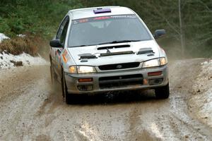 Camden Sheridan / Jeremy Frey Subaru Impreza Outback Sport on SS7, Hunters-McCormick Lake I.