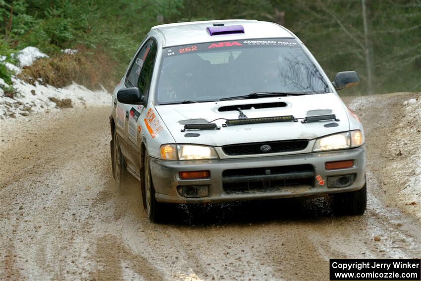 Camden Sheridan / Jeremy Frey Subaru Impreza Outback Sport on SS7, Hunters-McCormick Lake I.