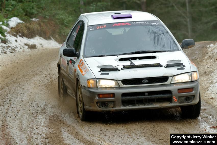 Camden Sheridan / Jeremy Frey Subaru Impreza Outback Sport on SS7, Hunters-McCormick Lake I.