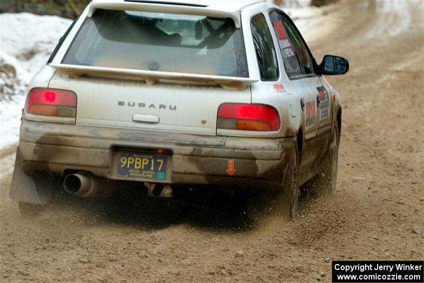 Camden Sheridan / Jeremy Frey Subaru Impreza Outback Sport on SS7, Hunters-McCormick Lake I.