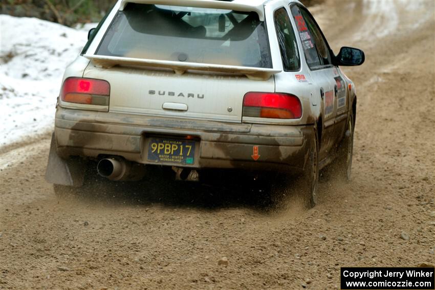 Camden Sheridan / Jeremy Frey Subaru Impreza Outback Sport on SS7, Hunters-McCormick Lake I.