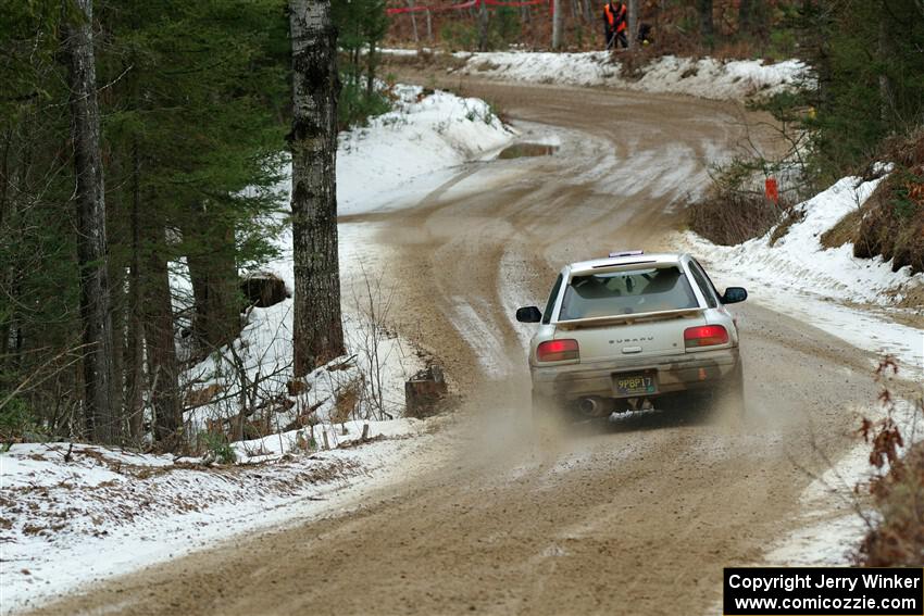 Camden Sheridan / Jeremy Frey Subaru Impreza Outback Sport on SS7, Hunters-McCormick Lake I.