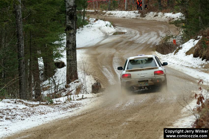 Camden Sheridan / Jeremy Frey Subaru Impreza Outback Sport on SS7, Hunters-McCormick Lake I.