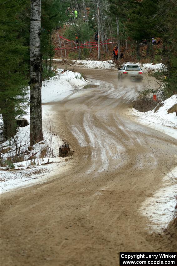 Camden Sheridan / Jeremy Frey Subaru Impreza Outback Sport on SS7, Hunters-McCormick Lake I.