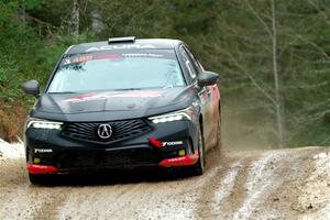 John Sharps / Weston Davis Acura Integra on SS7, Hunters-McCormick Lake I.