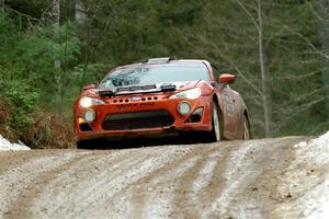 Chris Nonack / Sara Nonack Subaru BRZ on SS7, Hunters-McCormick Lake I.