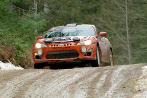 Chris Nonack / Sara Nonack Subaru BRZ on SS7, Hunters-McCormick Lake I.