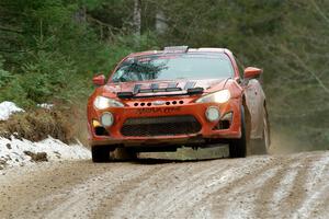 Chris Nonack / Sara Nonack Subaru BRZ on SS7, Hunters-McCormick Lake I.