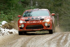 Chris Nonack / Sara Nonack Subaru BRZ on SS7, Hunters-McCormick Lake I.