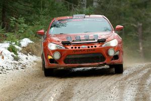 Chris Nonack / Sara Nonack Subaru BRZ on SS7, Hunters-McCormick Lake I.