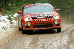 Chris Nonack / Sara Nonack Subaru BRZ on SS7, Hunters-McCormick Lake I.