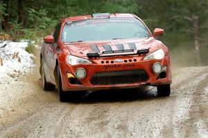 Chris Nonack / Sara Nonack Subaru BRZ on SS7, Hunters-McCormick Lake I.