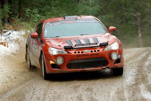 Chris Nonack / Sara Nonack Subaru BRZ on SS7, Hunters-McCormick Lake I.