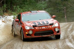 Chris Nonack / Sara Nonack Subaru BRZ on SS7, Hunters-McCormick Lake I.