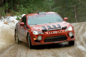 Chris Nonack / Sara Nonack Subaru BRZ on SS7, Hunters-McCormick Lake I.