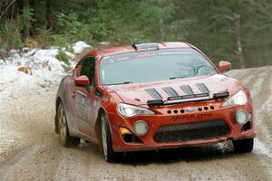 Chris Nonack / Sara Nonack Subaru BRZ on SS7, Hunters-McCormick Lake I.