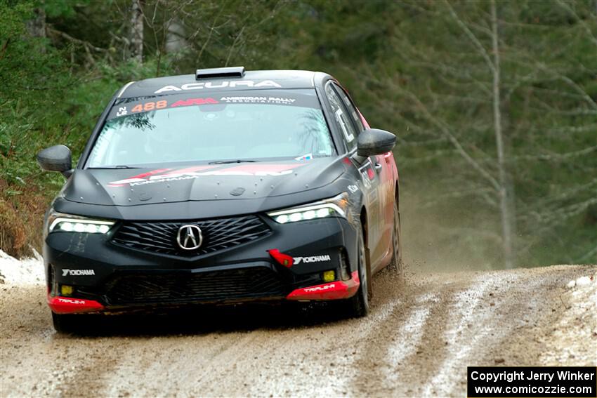 John Sharps / Weston Davis Acura Integra on SS7, Hunters-McCormick Lake I.