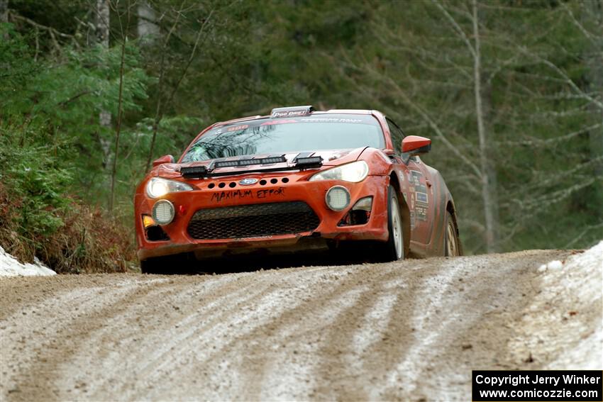 Chris Nonack / Sara Nonack Subaru BRZ on SS7, Hunters-McCormick Lake I.