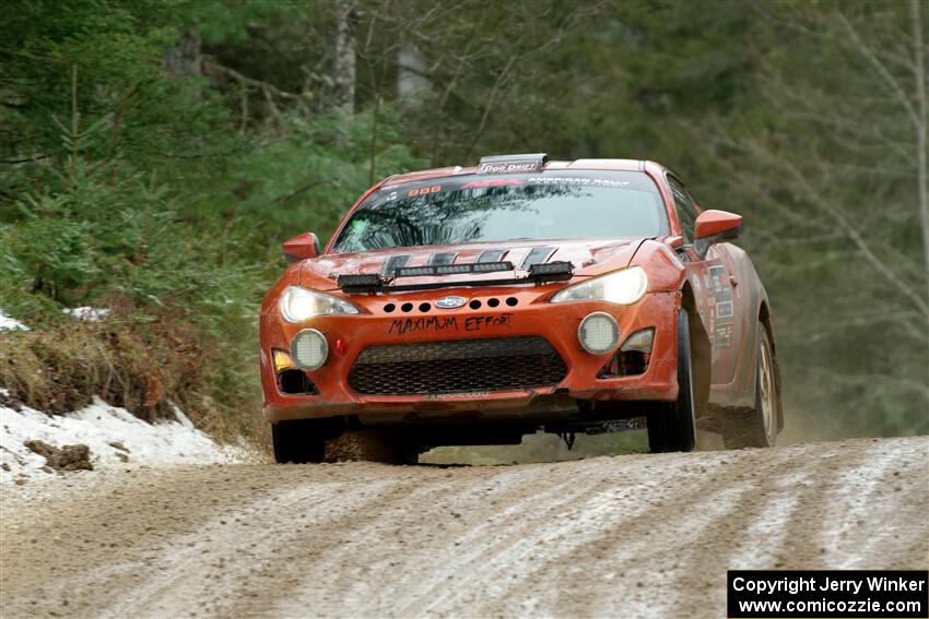 Chris Nonack / Sara Nonack Subaru BRZ on SS7, Hunters-McCormick Lake I.