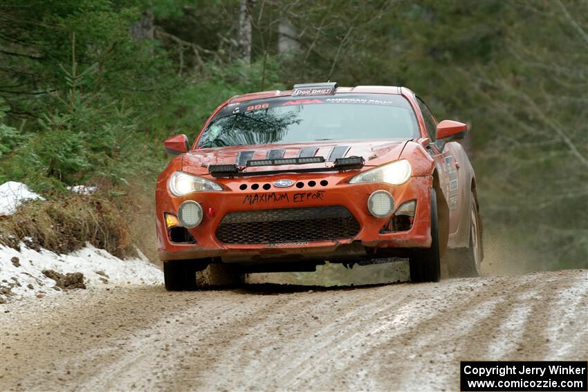 Chris Nonack / Sara Nonack Subaru BRZ on SS7, Hunters-McCormick Lake I.