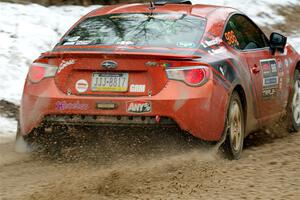 Chris Nonack / Sara Nonack Subaru BRZ on SS7, Hunters-McCormick Lake I.