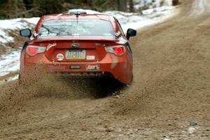 Chris Nonack / Sara Nonack Subaru BRZ on SS7, Hunters-McCormick Lake I.