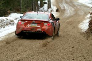 Chris Nonack / Sara Nonack Subaru BRZ on SS7, Hunters-McCormick Lake I.