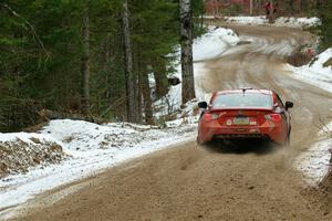 Chris Nonack / Sara Nonack Subaru BRZ on SS7, Hunters-McCormick Lake I.