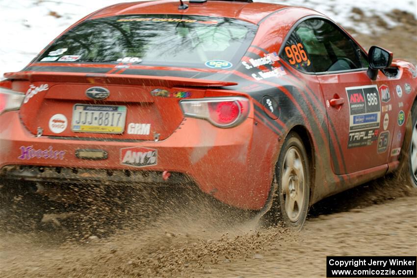 Chris Nonack / Sara Nonack Subaru BRZ on SS7, Hunters-McCormick Lake I.