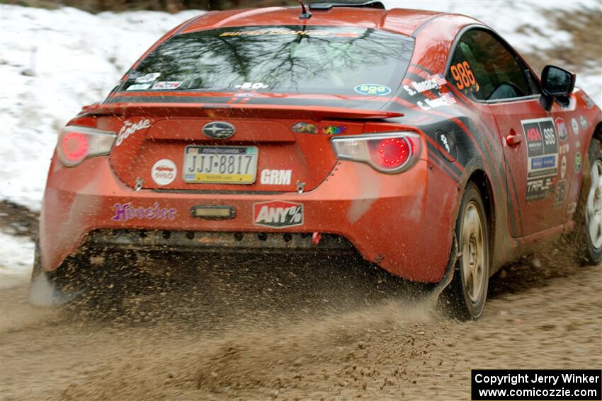 Chris Nonack / Sara Nonack Subaru BRZ on SS7, Hunters-McCormick Lake I.