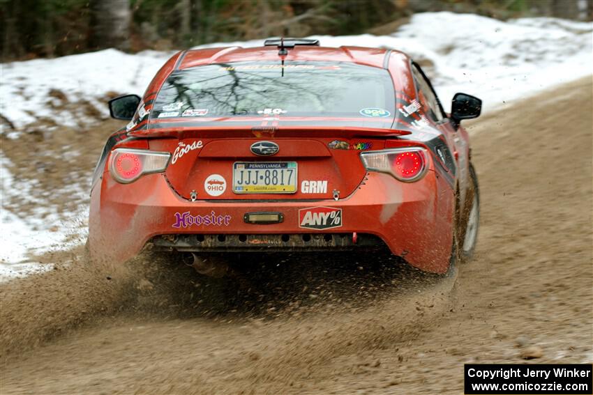 Chris Nonack / Sara Nonack Subaru BRZ on SS7, Hunters-McCormick Lake I.