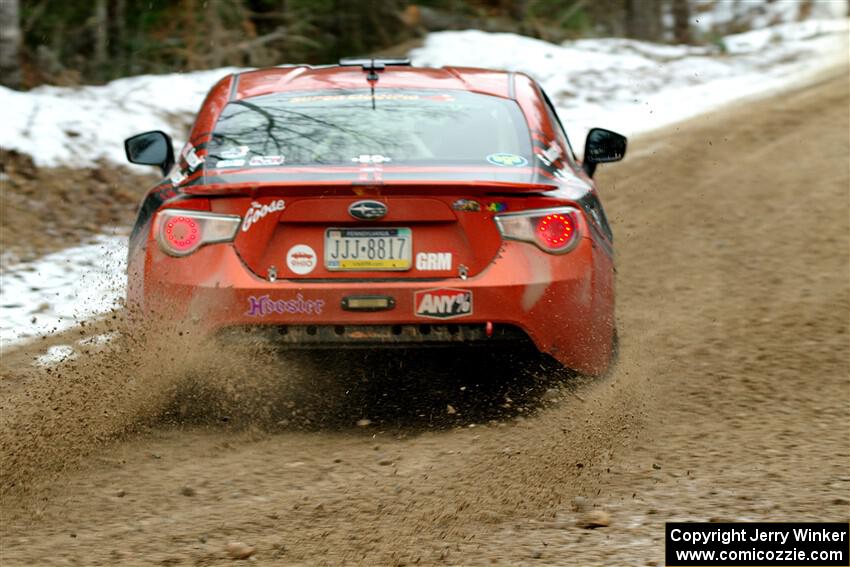 Chris Nonack / Sara Nonack Subaru BRZ on SS7, Hunters-McCormick Lake I.