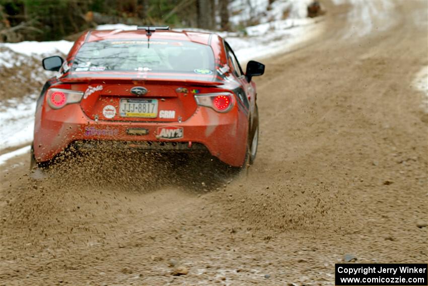 Chris Nonack / Sara Nonack Subaru BRZ on SS7, Hunters-McCormick Lake I.