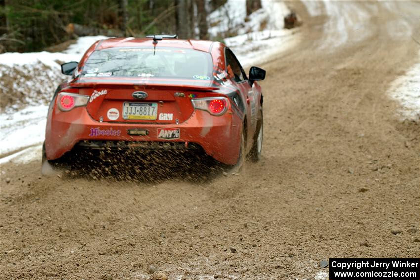 Chris Nonack / Sara Nonack Subaru BRZ on SS7, Hunters-McCormick Lake I.