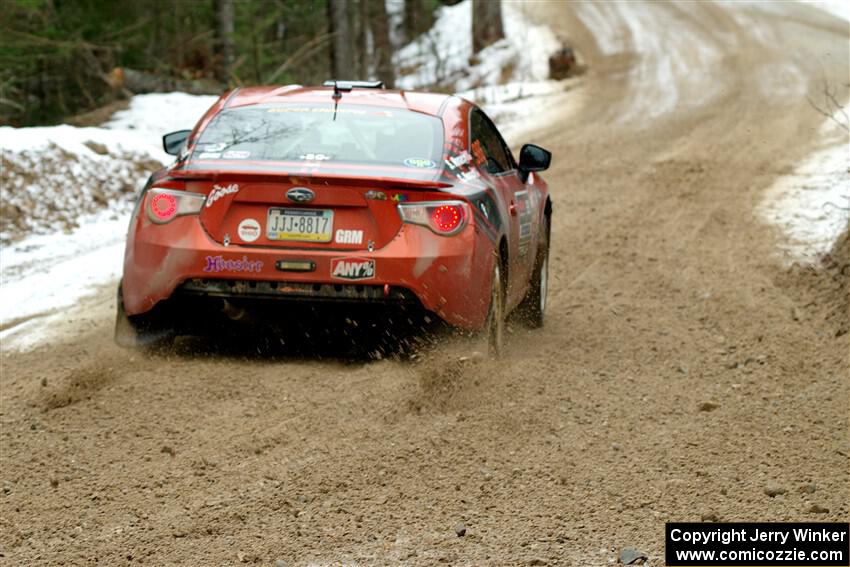 Chris Nonack / Sara Nonack Subaru BRZ on SS7, Hunters-McCormick Lake I.