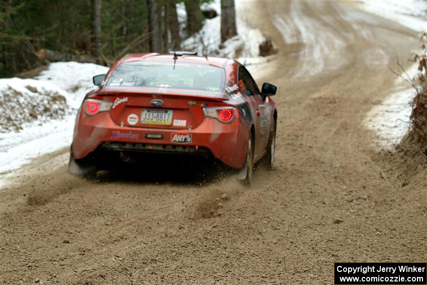 Chris Nonack / Sara Nonack Subaru BRZ on SS7, Hunters-McCormick Lake I.