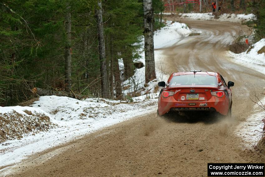 Chris Nonack / Sara Nonack Subaru BRZ on SS7, Hunters-McCormick Lake I.