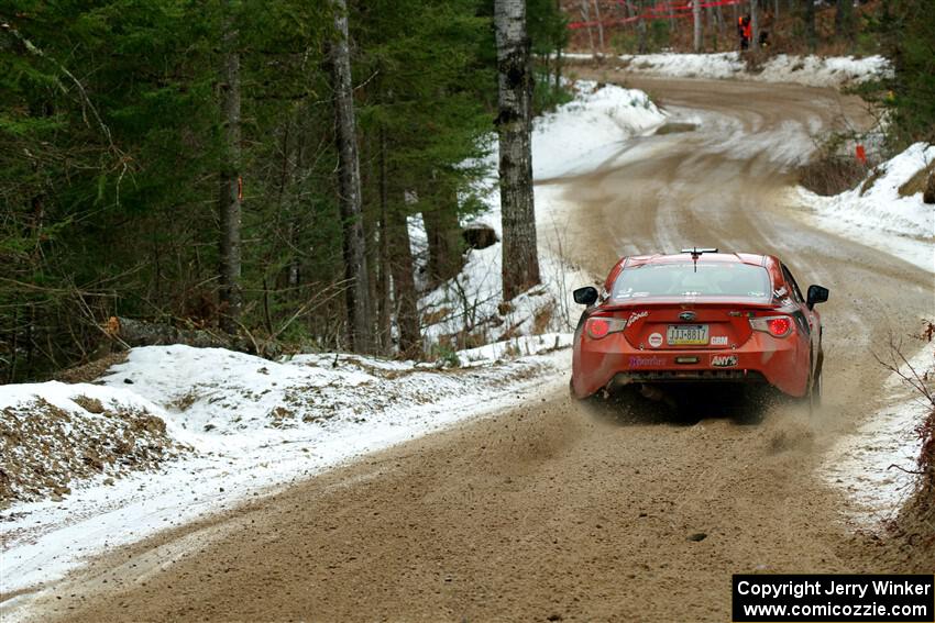 Chris Nonack / Sara Nonack Subaru BRZ on SS7, Hunters-McCormick Lake I.