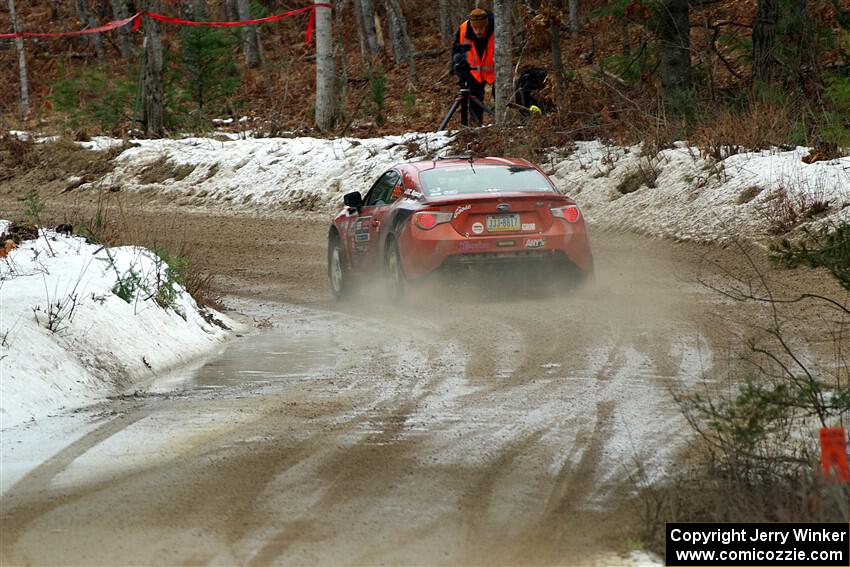 Chris Nonack / Sara Nonack Subaru BRZ on SS7, Hunters-McCormick Lake I.