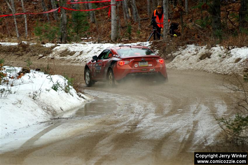 Chris Nonack / Sara Nonack Subaru BRZ on SS7, Hunters-McCormick Lake I.