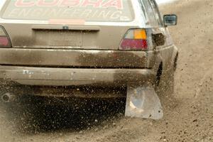 Heath Shively / Elena Huizar VW Golf on SS7, Hunters-McCormick Lake I.