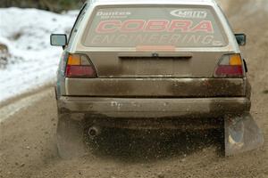 Heath Shively / Elena Huizar VW Golf on SS7, Hunters-McCormick Lake I.