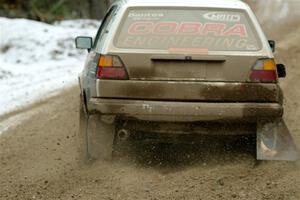 Heath Shively / Elena Huizar VW Golf on SS7, Hunters-McCormick Lake I.