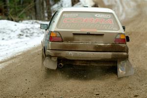 Heath Shively / Elena Huizar VW Golf on SS7, Hunters-McCormick Lake I.