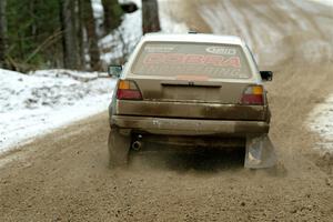 Heath Shively / Elena Huizar VW Golf on SS7, Hunters-McCormick Lake I.