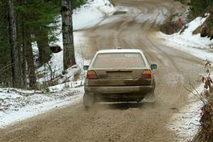 Heath Shively / Elena Huizar VW Golf on SS7, Hunters-McCormick Lake I.