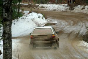 Heath Shively / Elena Huizar VW Golf on SS7, Hunters-McCormick Lake I.