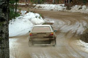 Heath Shively / Elena Huizar VW Golf on SS7, Hunters-McCormick Lake I.