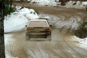 Heath Shively / Elena Huizar VW Golf on SS7, Hunters-McCormick Lake I.